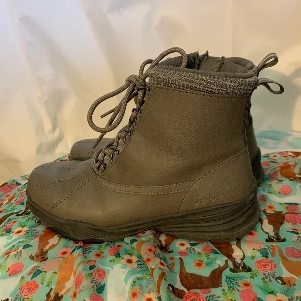 JSport Lion Leather Breathable Ankle Boots 8